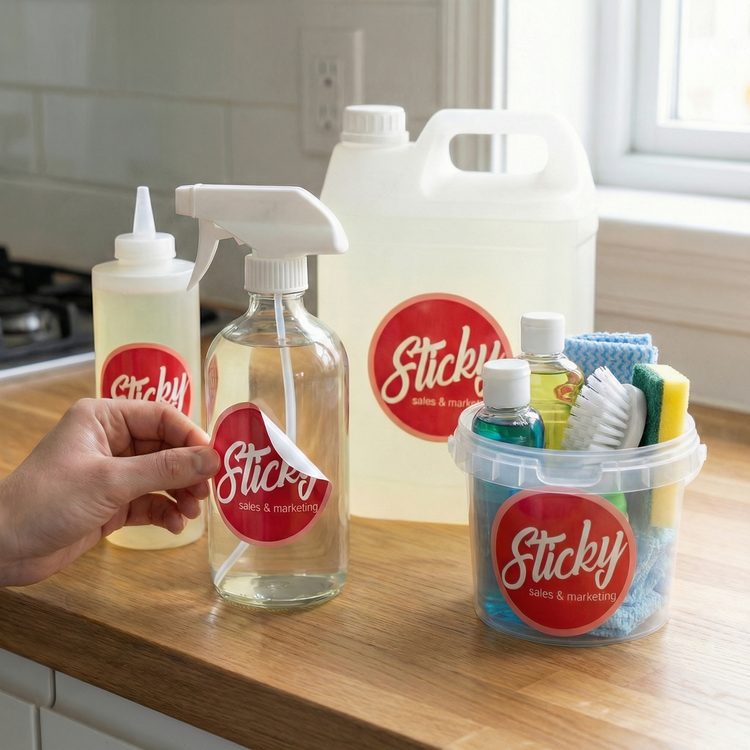 Cleaning Product Stickers