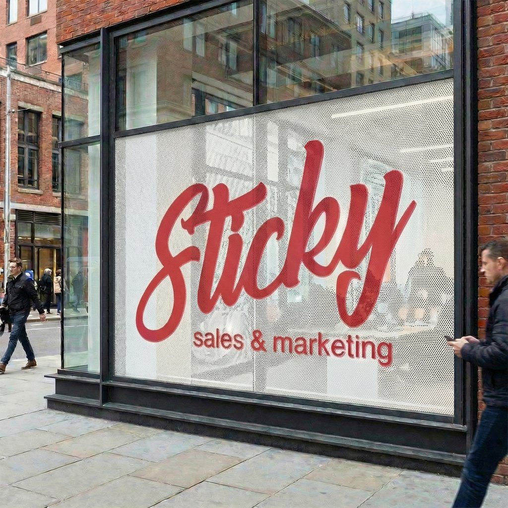 Printed One Way Vision