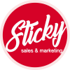 Sticky Sales and Marketing Logo Round